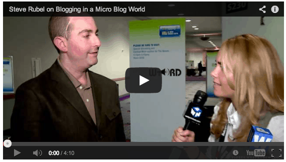 Steve Rubel on Microblogging