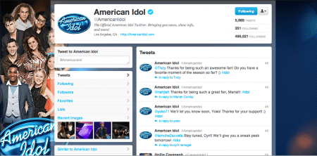 American Idol Hashtags