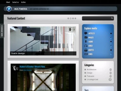 Multimedia WordPress Theme