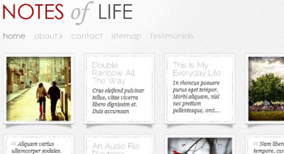 Notes of Life WordPress Theme