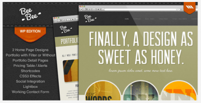 Bee Bee WordPress Theme