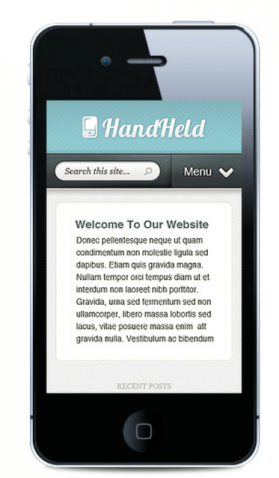 HandHeld Mobile WordPress Theme
