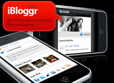 SOFA iBloggr WordPress iPhone theme