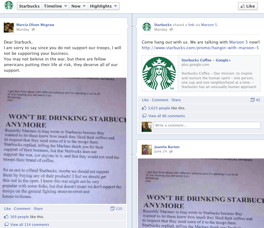 Starbucks Timeline