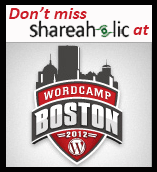 Shareaholic is attending and speaking at Wordcamp Boston