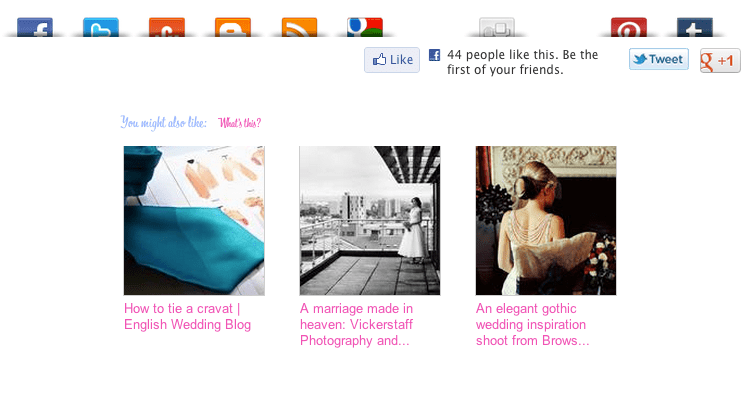 English Wedding Recommendations
