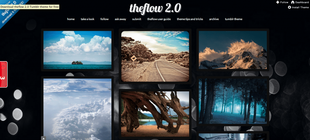 theflow 2.0 tumblr theme