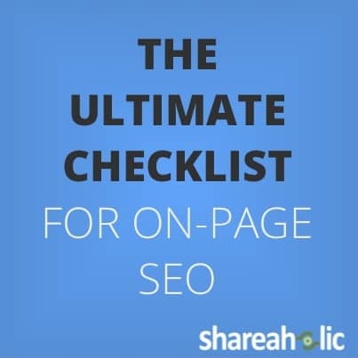 The Ultimate Checklist for On-Page SEO | The Content Marketing Blog ...