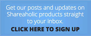 Shareaholic Email Signup