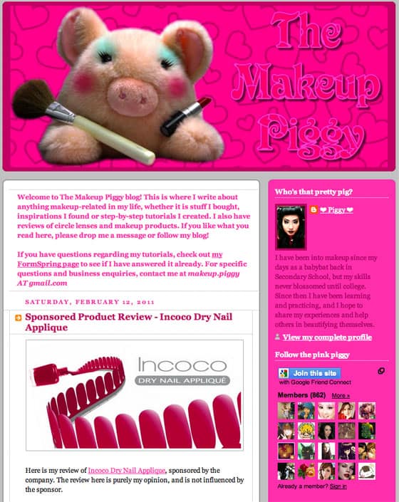 MakeupPiggy Sponsored Post
