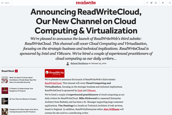 ReadWriteCloud