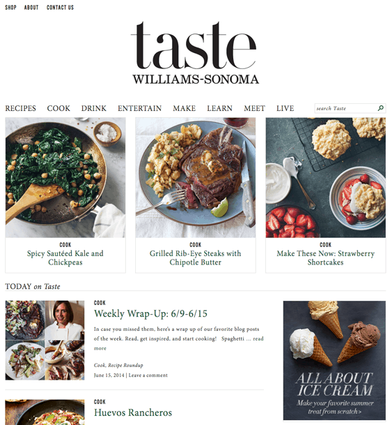 Williams Sonoma Taste