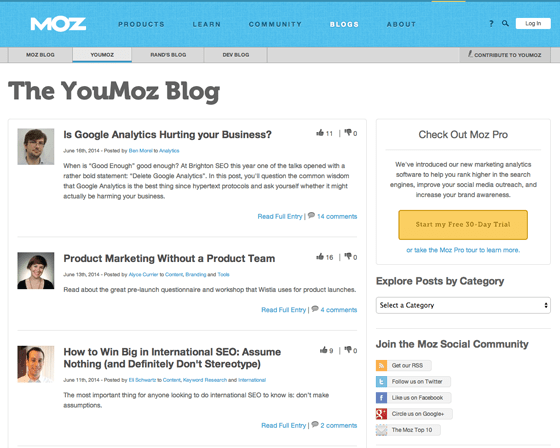 YouMoz blog