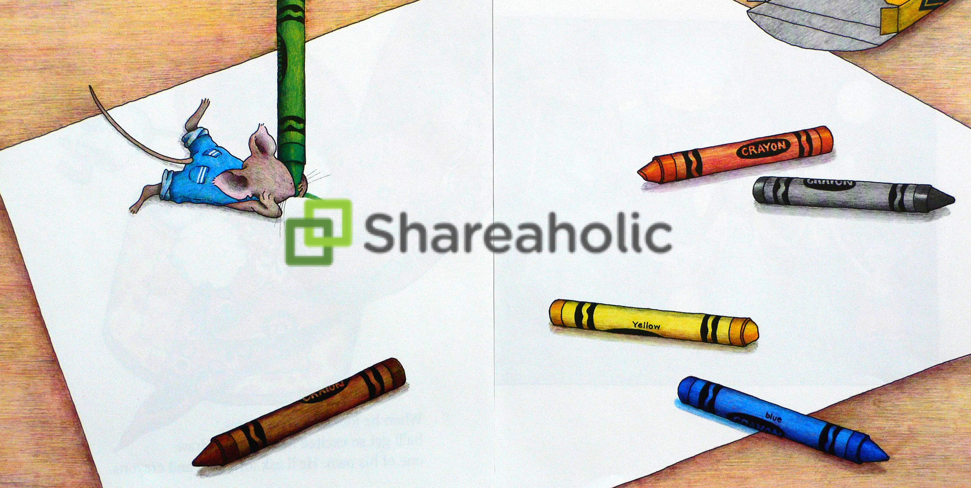 Shareaholic Blog Branded Mouse Drawing Logo